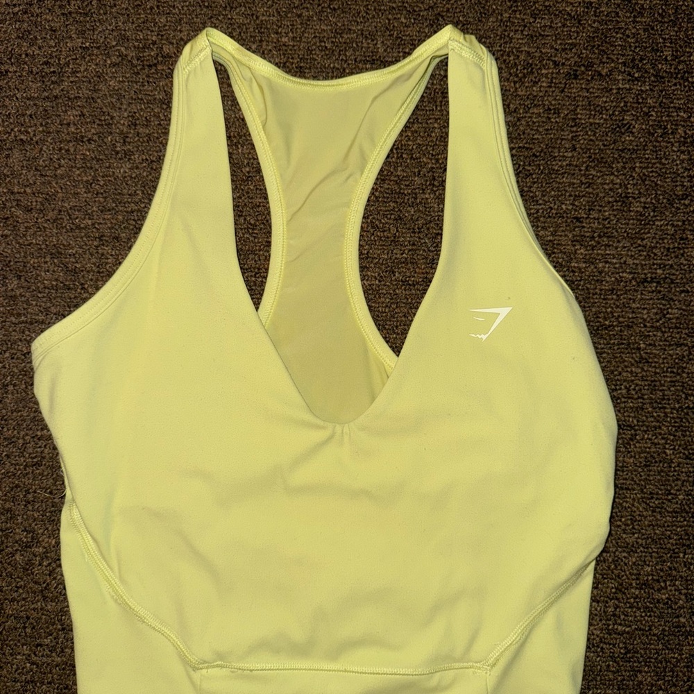 Gymshark Light Yellow Sports Bra
